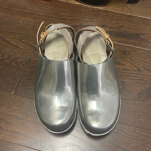 Brunello Cucinelli Shoes - Brunello Cucinell | Women's Embellished Leather Clogs